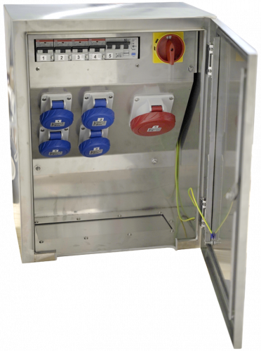 Flubox en superficie - Caja de suministro de energía